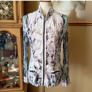 NWOT💞ALBERTO MAKALI ZIP UP LACE JACKET💞